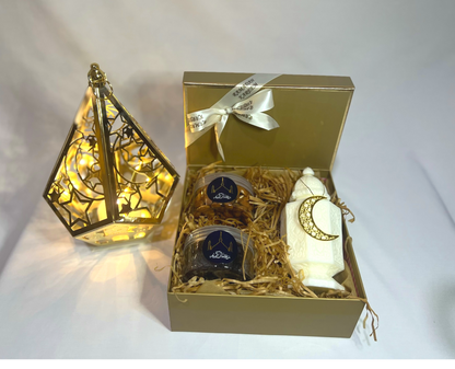 Deluxe Candle & gourmet box